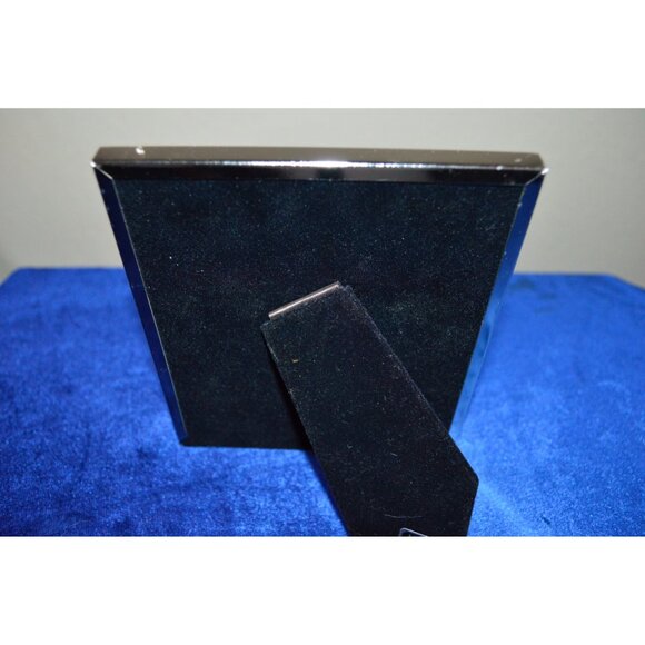 Baby Nursery Photo Frame Vertical Silver Tone Animals Personalized Records - Picture 3 of 10